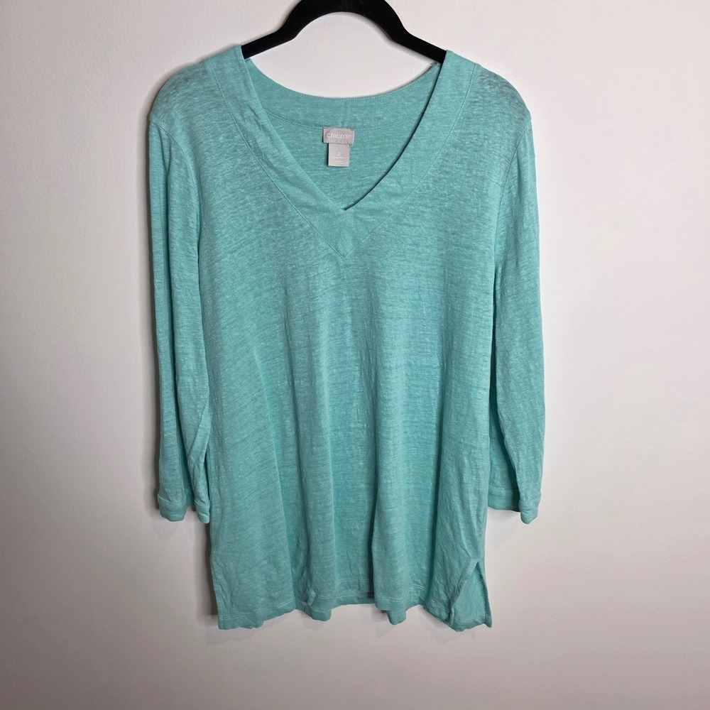 Chico's Blouse Womens 2‎ (Large)